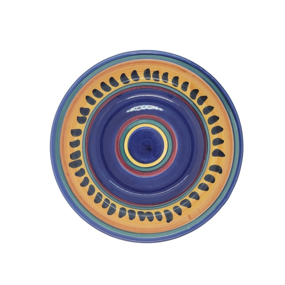 Rimmed Soup Bowls Pier 1 One Italian Swirl 9 3/8" Earthenware 1 bowl Geometric